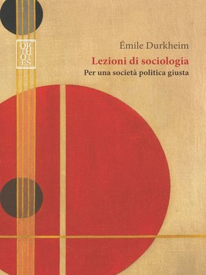 cover image of Lezioni di sociologia